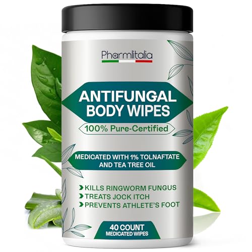 Toallitas Corporales - Toallitas Limpiadoras para Hombres y Mujeres para Baño, Lucha, Combate, Gimnasio y Camping - Combate Tiña, Picazón de Ingle y - imagen 1