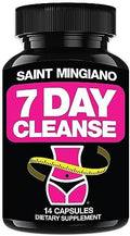 Programa de Limpieza de 7 Días Saint Mingiano | Detox de Colon con Laxante Natural para Estreñimiento y Hinchazón | Suplementos de Hoja de Senna de - imagen 1