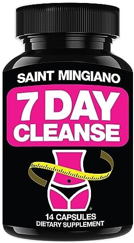 Programa de Limpieza de 7 Días Saint Mingiano | Detox de Colon con Laxante Natural para Estreñimiento y Hinchazón | Suplementos de Hoja de Senna de - imagen 1