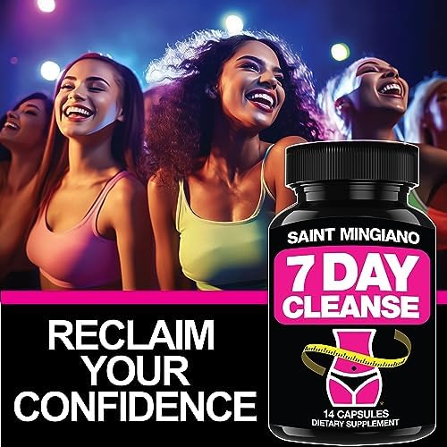 Programa de Limpieza de 7 Días Saint Mingiano | Detox de Colon con Laxante Natural para Estreñimiento y Hinchazón | Suplementos de Hoja de Senna de - imagen 2