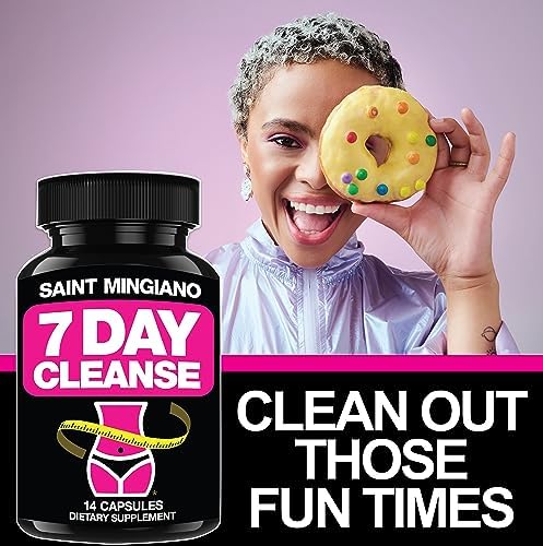 Programa de Limpieza de 7 Días Saint Mingiano | Detox de Colon con Laxante Natural para Estreñimiento y Hinchazón | Suplementos de Hoja de Senna de - imagen 7