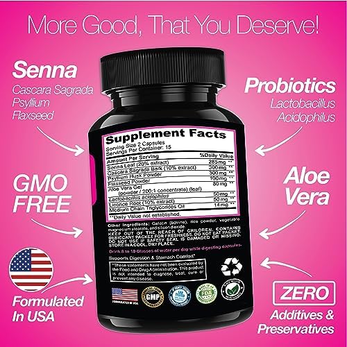 Programa de Limpieza de 7 Días Saint Mingiano | Detox de Colon con Laxante Natural para Estreñimiento y Hinchazón | Suplementos de Hoja de Senna de - imagen 8