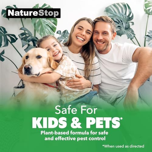 Spray NatureStop para eliminar peces de plata, control rápido para uso en interiores, 16 oz (475 mL) - imagen 4