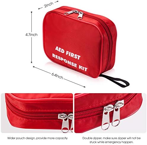 Kit de ros Auxilios AED con RCP, Guantes, Navaja, Tijeras, Gasas y Toallitas Desinfectantes para Entrenamiento AED - imagen 5