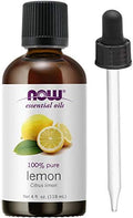 Aceite de Limón NOW Foods, 4 Onzas Líquidas + 1 Gotero de Vidrio - imagen 1