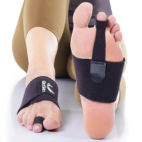 Corrector de Dedos en Martillo BioSkin - Corrector Patente para Mujeres y Hombres, Alivio del Dolor en los Pies, 1 Faja de Compresión y 2 Correas - imagen 1