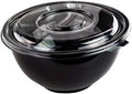 Tazones Desechables Grandes de 160 Oz con Tapa, 4 Piezas - Ideales para Comida Fría o Caliente en Fiestas, Picnics y Buffets - imagen 1