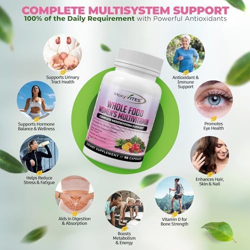 Multivitamínico Metilado para Mujeres con Hierro - 44 Nutrientes Orgánicos y Fermentados - Vitamina Diaria para Apoyo Completo, 90 Cápsulas Veganas, - imagen 3