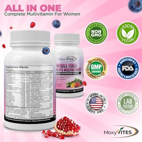 Multivitamínico Metilado para Mujeres con Hierro - 44 Nutrientes Orgánicos y Fermentados - Vitamina Diaria para Apoyo Completo, 90 Cápsulas Veganas, - imagen 6