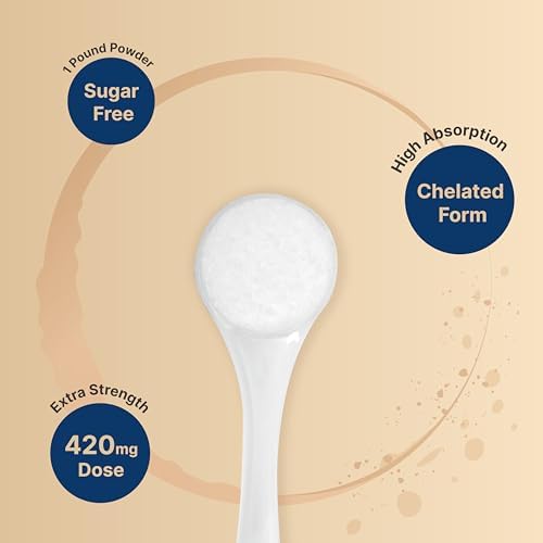 Polvo de Magnesio Calm, 1lb | Mezcla para Bebida de Sueño, Soporte Muscular, Óseo y del Ánimo – Sabor Limón Frambuesa Sin Azúcar – Citrato de - imagen 4