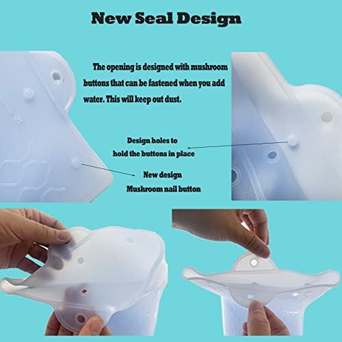 Kit de Bolsa de Enema de Silicona GNEGKLEAN con Manguera de 6.3ft, 5 Puntas, Válvula de Flujo Controlable y Termómetro de Agua - Capacidad de 2 - imagen 4