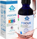 1Q Focus – Gotas Naturales de Soporte Cognitivo y Cerebral para Niños | Acetil L-Carnitina + B1, B6, B12 y Folato | Sin Azúcar, Vegano, No OGM, Sin - imagen 1