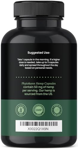 Cápsulas de Aceite de Cáñamo | 120 Porciones | Calma y Malestar - Suplemento Natural para Estrés y Salud Inmunológica con Omega 3 6 9 - Hecho en EE. - imagen 6