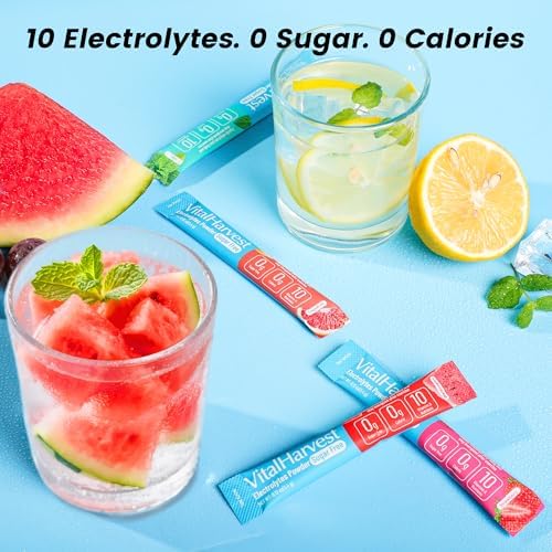 Paquete de 36 Sobres de Electrolitos en 7 Sabores Sin Azúcar - Mezcla Hidratante Líquida Daily IV, Bajo en Sodio, Limón Lima, Sandía, Fresa, Uva, - imagen 3