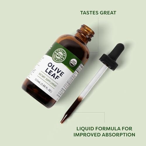 Vimergy Hoja de Olivo – Apoya la Salud Inmunológica* 57 2mL (2 Gotarios o 58 Gotas) por Porción (200mg Extracto por Porción) – Orgánico Certificado - imagen 2