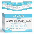 JJ CARE Paquete de 60 Almohadillas de Alcohol Estériles 4 x 6, Toallitas de Alcohol Isopropílico al 70%, 2 Capas, Perfectas para Uso Médico y Botiquín - imagen 1