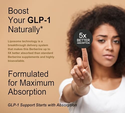 Suplemento Liposomal de Berberina DLNIA – Matriz de Berberina 3X con DHB, Fosfolípidos, CoQ10, ALA, Vitamina D3, Cromo, Canela – Soporte Avanzado - imagen 4