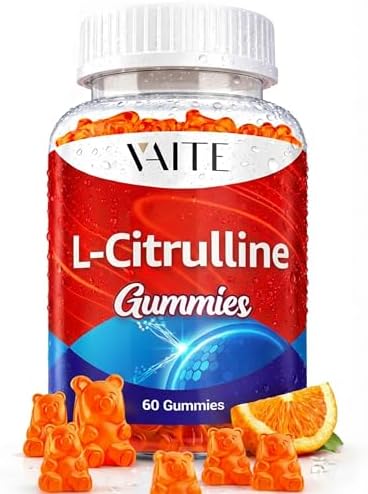Gomitas de L-Citrulina para Hombres - Potente Vasodilatador con Calcio, 1600mg por Porción, Fuerza Extra, Aumenta la Producción de Nitroxilo y Óxido - imagen 1