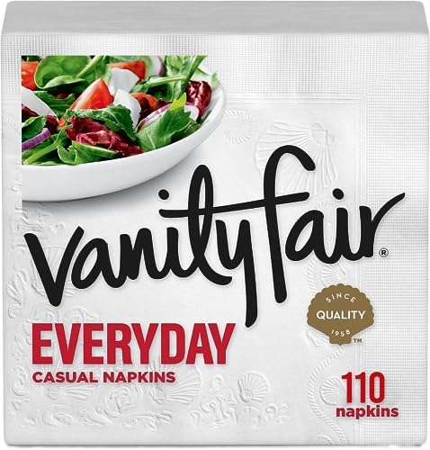 Servilletas de Papel ONDAGO Vanity Fair - 110 Servilletas Desechables de 2 Capas (Paquete de 3) - Total de 330 Servilletas - imagen 3