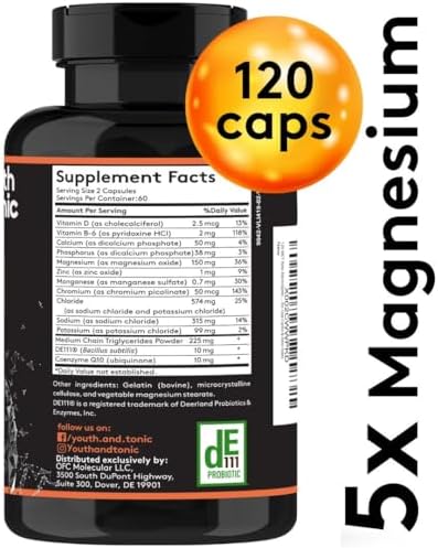 Cápsulas de Electrolitos Keto con MCT, Magnesio, Potasio y Zinc – Probioticos, CoQ10 y Vitamina D3 para Hidratación, Energía y Soporte en Dietas - imagen 2