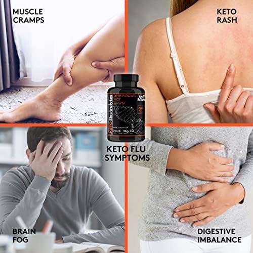 Cápsulas de Electrolitos Keto con MCT, Magnesio, Potasio y Zinc – Probioticos, CoQ10 y Vitamina D3 para Hidratación, Energía y Soporte en Dietas - imagen 3