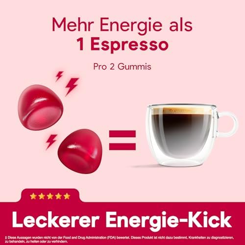Gomitas Energéticas Energy Bytes – Chicles Energizantes de Acción Rápida con Cafeína y Vitaminas B3, B6, B12, A y D – 60 Bytes para Mantenerte - imagen 2