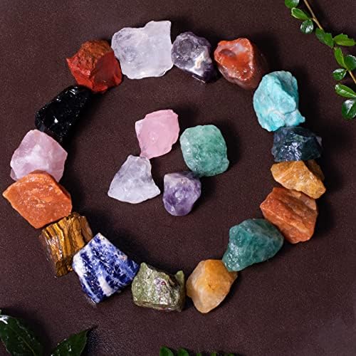 FORBY Mezcla de Piedras Rojas Madagascar 3 lbs - Piedras Naturales Crudas de 1 para Pulido, Decoración, Wicca y Reiki - imagen 4