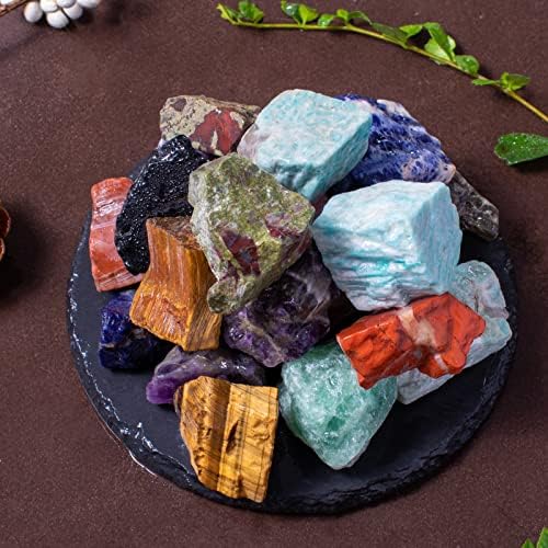 FORBY Mezcla de Piedras Rojas Madagascar 3 lbs - Piedras Naturales Crudas de 1 para Pulido, Decoración, Wicca y Reiki - imagen 5