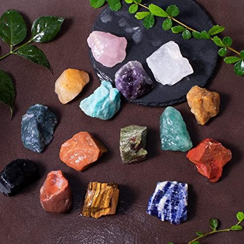 FORBY Mezcla de Piedras Rojas Madagascar 3 lbs - Piedras Naturales Crudas de 1 para Pulido, Decoración, Wicca y Reiki - imagen 6