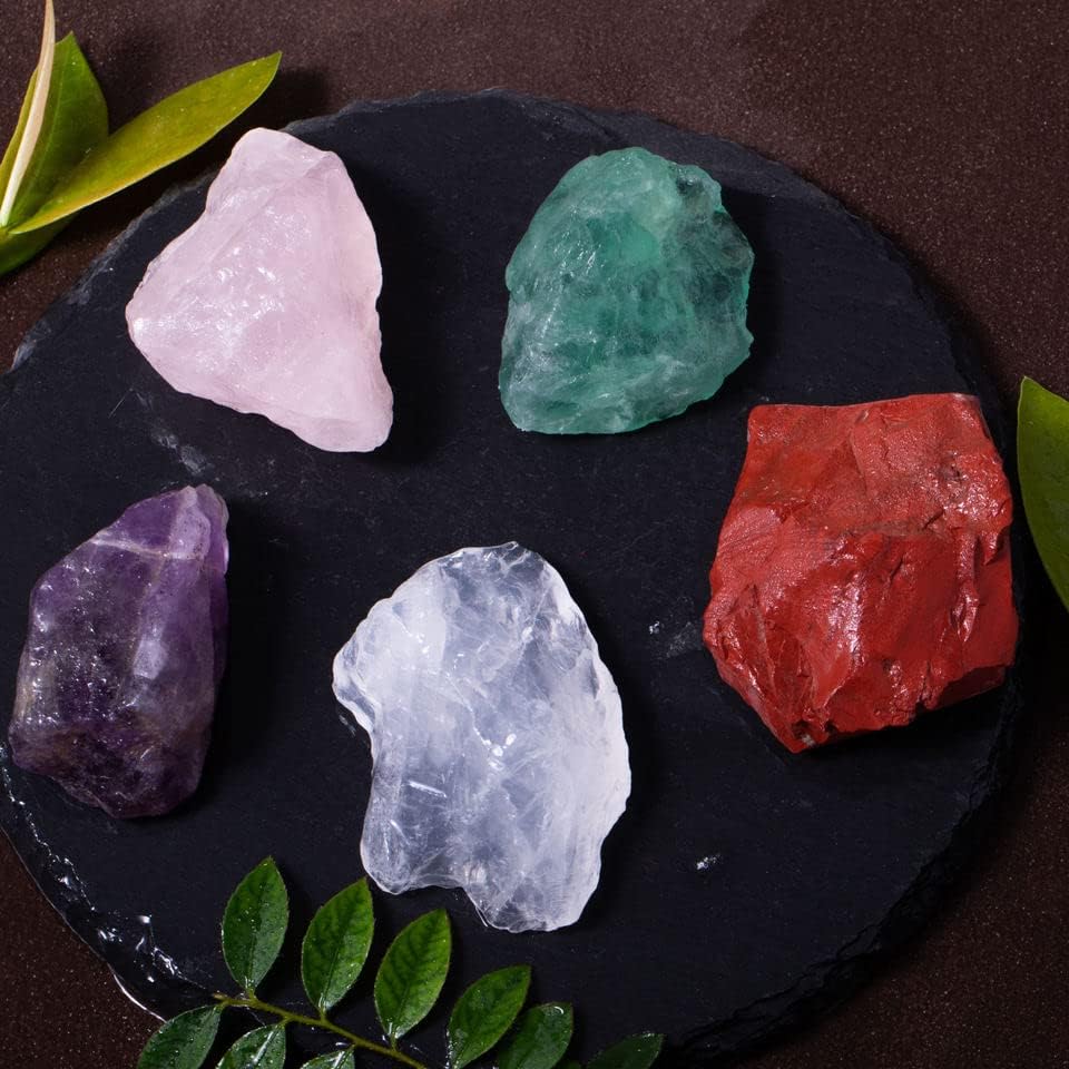 FORBY Mezcla de Piedras Rojas Madagascar 3 lbs - Piedras Naturales Crudas de 1 para Pulido, Decoración, Wicca y Reiki - imagen 8