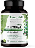 EMERALD LABS PureWay-C - Suplemento para Hígado e Inmunidad con Ácido R-Ácido Lipoico - Vitamina C de Rápida Absorción - 90 Cápsulas Vegetales - imagen 1