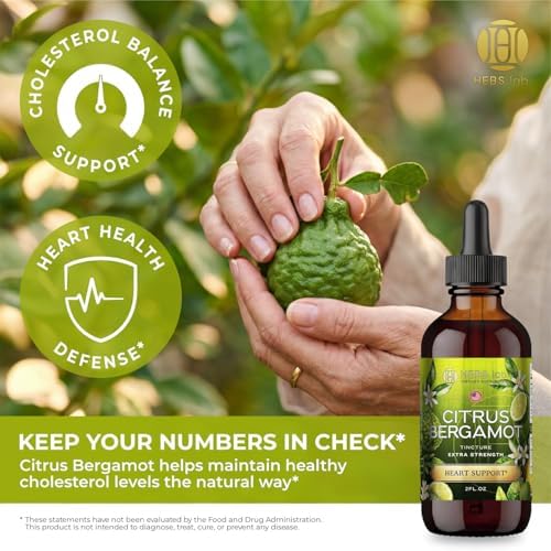 Gotas Líquidas de Bergamota Cítrica – Apoyo Detox y Salud Cardiaca – Suplemento de Bergamota para Colesterol Alto Upnourish – Extracto de 1500 mg - imagen 5
