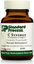 Suplemento C Synergy de Standard Process - Apoyo a la Salud del Tejido Conectivo - Basado en Alimentos Integrales - Vitamina C y Harina de Trigo - imagen 1
