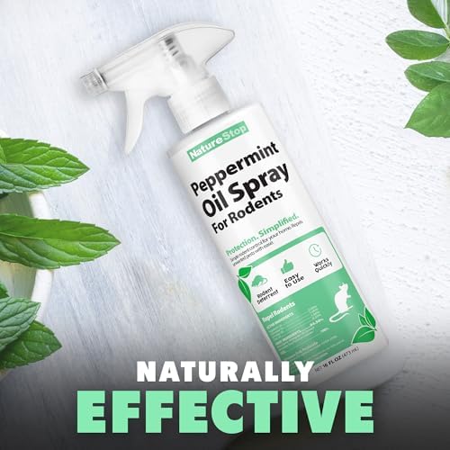 Spray de Aceite de Menta NatureStop para Roedores, Repelente para Uso Interior y Exterior, 16 oz (475 mL) - imagen 5