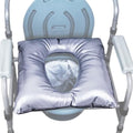 Cojín para Inodoro MINIVON, Ajuste Universal, Almohadilla Suave para Ancianos, 17 x 17 con Correas de Fijación, Ideal para Camping y Sillas de Inodoro - imagen 1