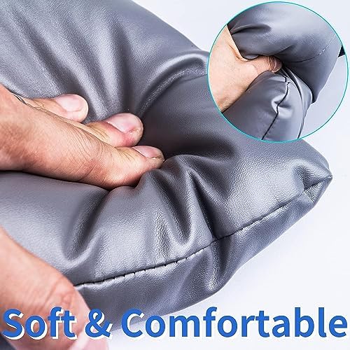 Cojín para Inodoro MINIVON, Ajuste Universal, Almohadilla Suave para Ancianos, 17 x 17 con Correas de Fijación, Ideal para Camping y Sillas de Inodoro - imagen 2