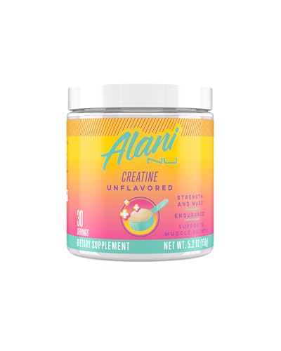 Alani Nu Creatina Monohidratada en Polvo | Sin Sabor | Creatina Micronizada | Libre de Gluten | Sin Azúcar | Vegana | 30 Porciones - imagen 4