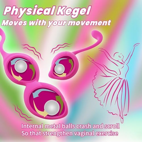 Pelotas Kegel para Fortalecimiento del Suelo Pélvico: Set de Pelotas Ben Wa para Mujeres, Ejercicio de Apretamiento, Principiantes y Avanzadas - imagen 2