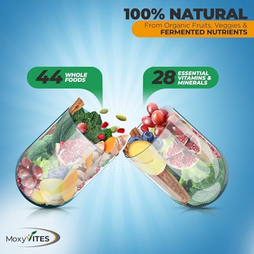 Multivitaminas Methyladas para Hombres - Vitaminas Diarias con 44 Alimentos Orgánicos - Multivitamínico con Hierro y Nutrientes Fermentados - - imagen 5