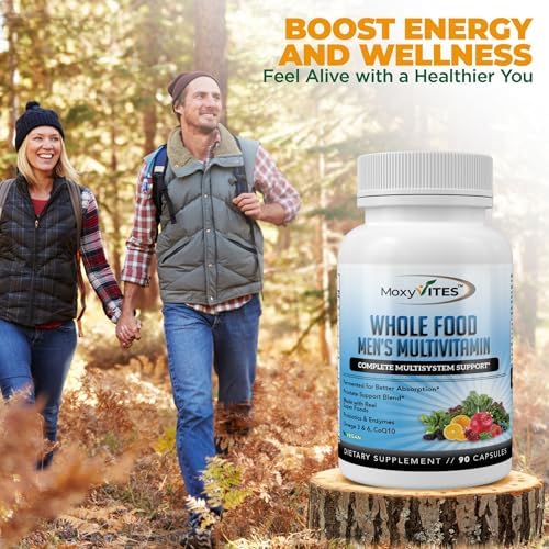 Multivitaminas Methyladas para Hombres - Vitaminas Diarias con 44 Alimentos Orgánicos - Multivitamínico con Hierro y Nutrientes Fermentados - - imagen 7