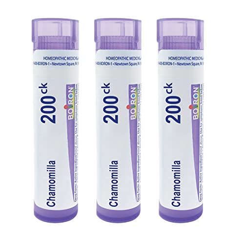 Boiron Chamomilla 200Ck para Aliviar Irritabilidad, Inquietud y Problemas de Sueño - Paquete de 3 (240 Gránulos) - imagen 4