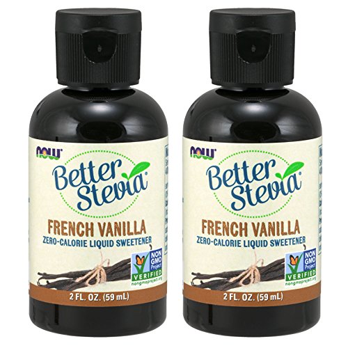 Extracto Líquido BetterStevia de Now Foods (Vainilla Francesa) - Paquete de 2 x 2 oz. - imagen 1