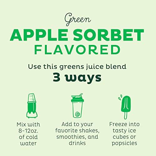KOS Polvo de Super Greens Orgánico Sin Eritritol - Mezcla de Superalimentos a Base de Plantas con Spirulina, Chlorella y Pasto de Trigo - Sabor - imagen 6