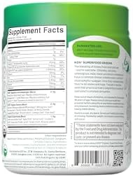 KOS Polvo de Super Greens Orgánico Sin Eritritol - Mezcla de Superalimentos a Base de Plantas con Spirulina, Chlorella y Pasto de Trigo - Sabor - imagen 8