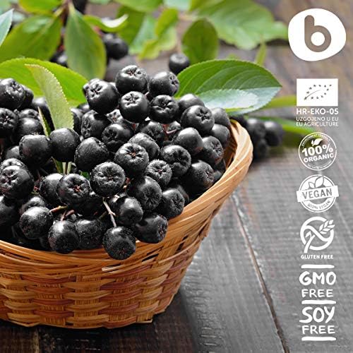Cápsulas Orgánicas de Aronia – Suplemento de Fruta de Chokeberry Negro con Antocianinas y Polifenoles Naturales – Apoya el Sistema Inmunológico – - imagen 5