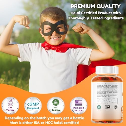 Gomitas Vegetarianas de Vitamina D3 SHIFAA NUTRITION para Adultos y Niños | 45-90 Porciones, 2,000IU / 1,000IU | Sin OGM, Sin Gluten, Sin Gelatina | - imagen 6