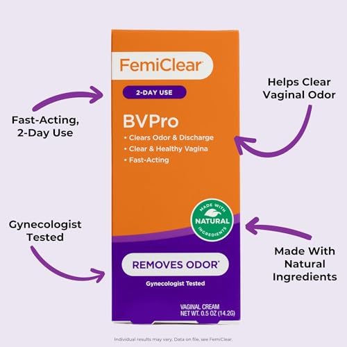 Crema FemiClear BVPro para Olores Vaginales, Alivio Rápido de Olores Femeninos, Uso de 2 Días, Probada por Ginecólogos, Alternativa al Ácido Bórico, - imagen 3