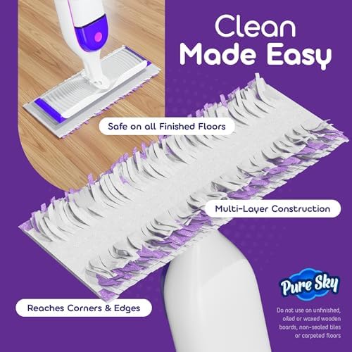Paquete de 30 Repuestos para Mopas Power, Paños para Swiffer PowerMop – Diseño Mejorado con Ancho Completo, Capa Absorbente Mejorada, 5X Limpieza – - imagen 2