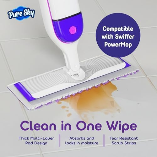 Paquete de 30 Repuestos para Mopas Power, Paños para Swiffer PowerMop – Diseño Mejorado con Ancho Completo, Capa Absorbente Mejorada, 5X Limpieza – - imagen 3