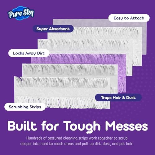 Paquete de 30 Repuestos para Mopas Power, Paños para Swiffer PowerMop – Diseño Mejorado con Ancho Completo, Capa Absorbente Mejorada, 5X Limpieza – - imagen 5
